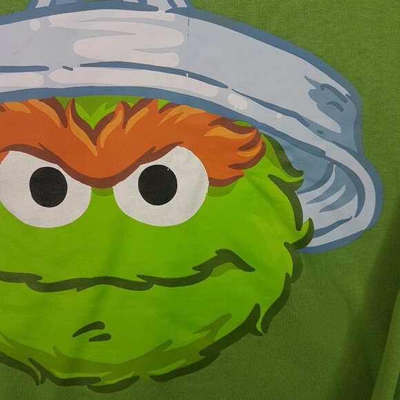 Vintage 2012 Sesame Street Hoodie Extra Large US XL Oscar the Grouch Licensed - Picture 11 of 16